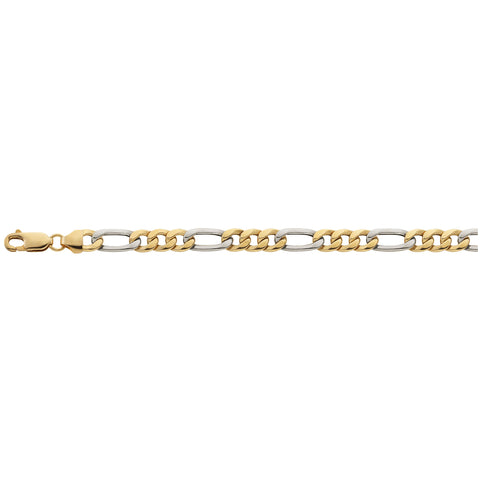 Figarokette geschliffen halbmassiv 5.7 mm