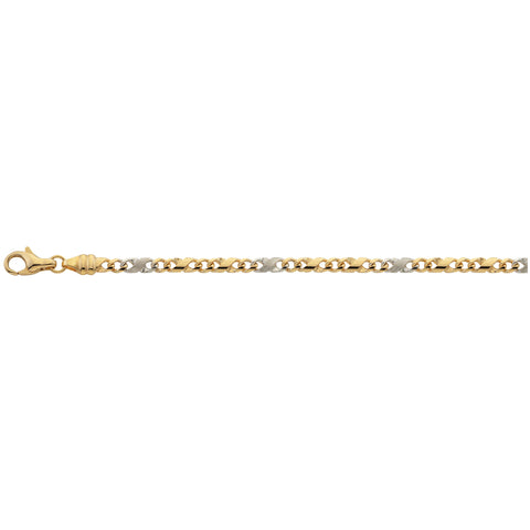8er Kette poliert/satiniert 3.2 mm