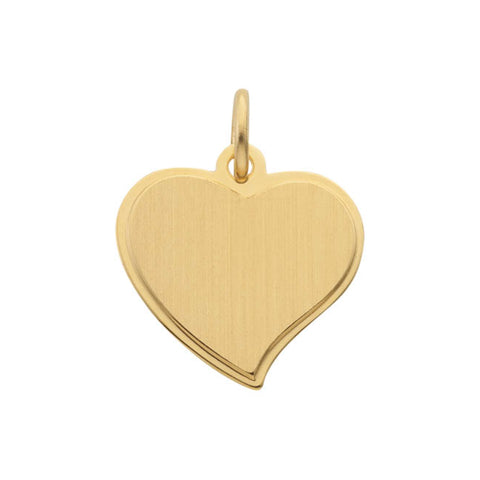 Herzanhänger 01 Gelbgold